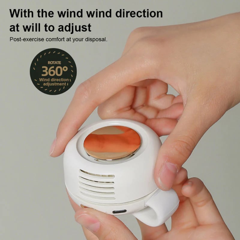 🔥Laatste dag - 50% korting🔥Kleine Wervelwind Clip Taille Nek Ventilator