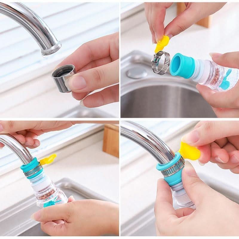 🚰 Spatwaterdichte Kraanboosterfilter — 360° Draaibaar, Uitschuifbaar & Filterend ✨