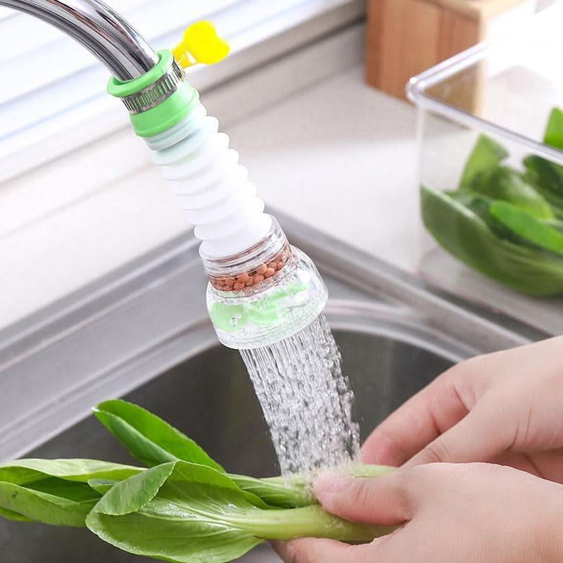🚰 Spatwaterdichte Kraanboosterfilter — 360° Draaibaar, Uitschuifbaar & Filterend ✨