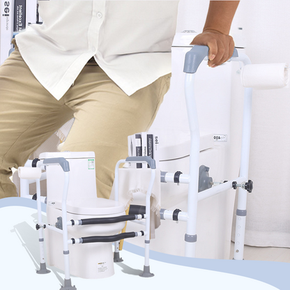 🚽 60% KORTING – Toiletveiligheidsbeugel voor Senioren | Extra Steun bij het Zitten & Opstaan | Praktische Badkamerhulp