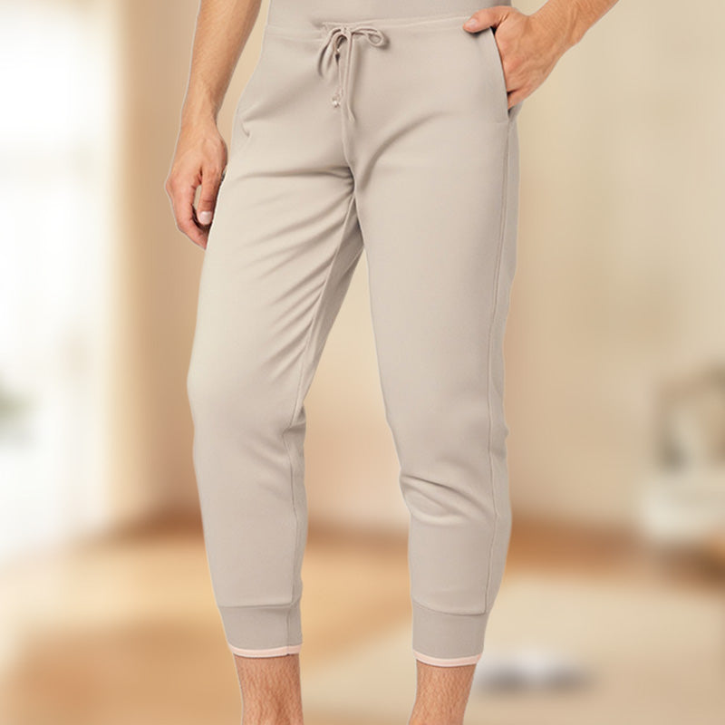 👖50% KORTING! 🔥Cropped joggingbroek met trekkoord in de taille – Zachte polyester, capri-lengte & zijzakken (6 kleuren, S–3XL) 👖🌸