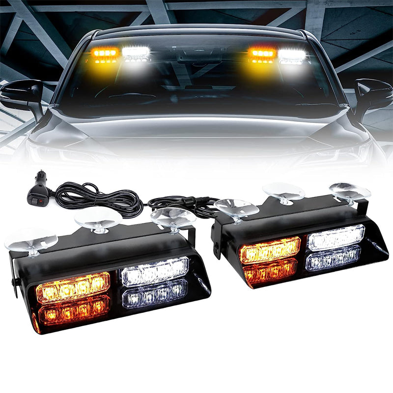 🎉🛍️Hot Promotion 50% OFF🚗Windshield Suction Cup Strobe Warning Light for Vehicles