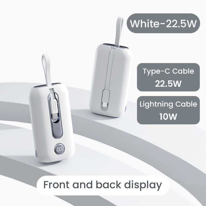 📱Super Fast Charging Power Bank with Built-in Cables✨50 per cent price reduction for a limited time✨