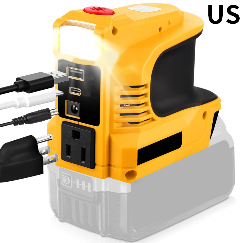 🔌【Smart Powerbank】Mini DC/AC-converter - 300W draagbare powerbank! ⚡ Geschikt voor auto's, campers, buitengebruik en zomerhuisjes