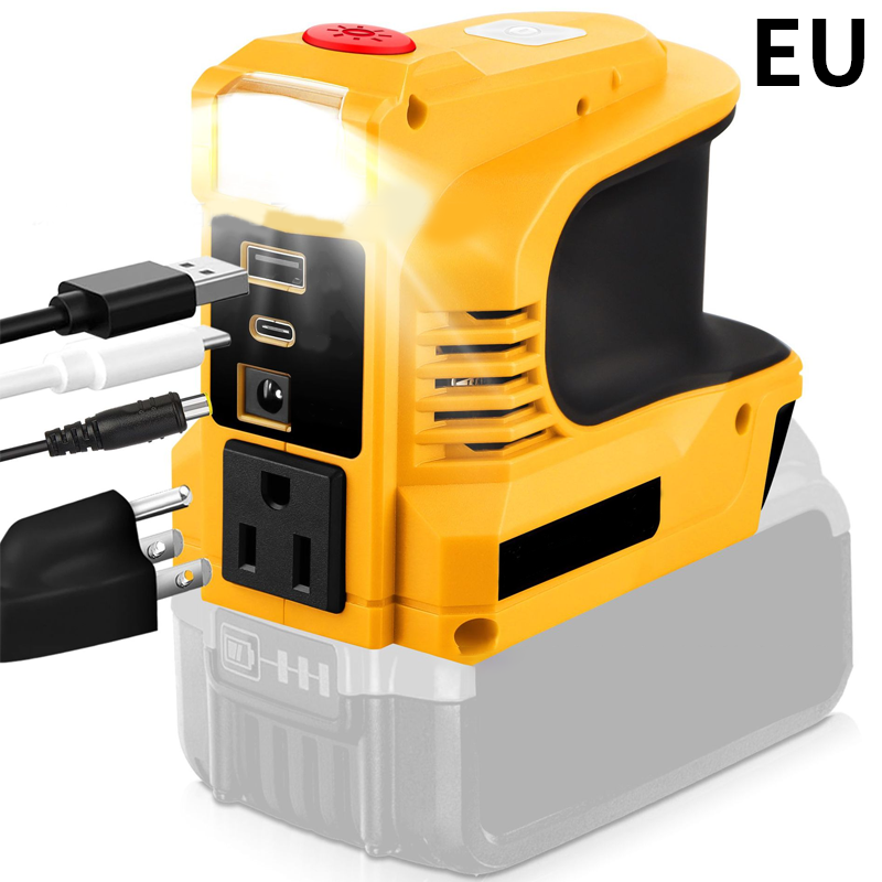 🔌【Smart Powerbank】Mini DC/AC-converter - 300W draagbare powerbank! ⚡ Geschikt voor auto's, campers, buitengebruik en zomerhuisjes