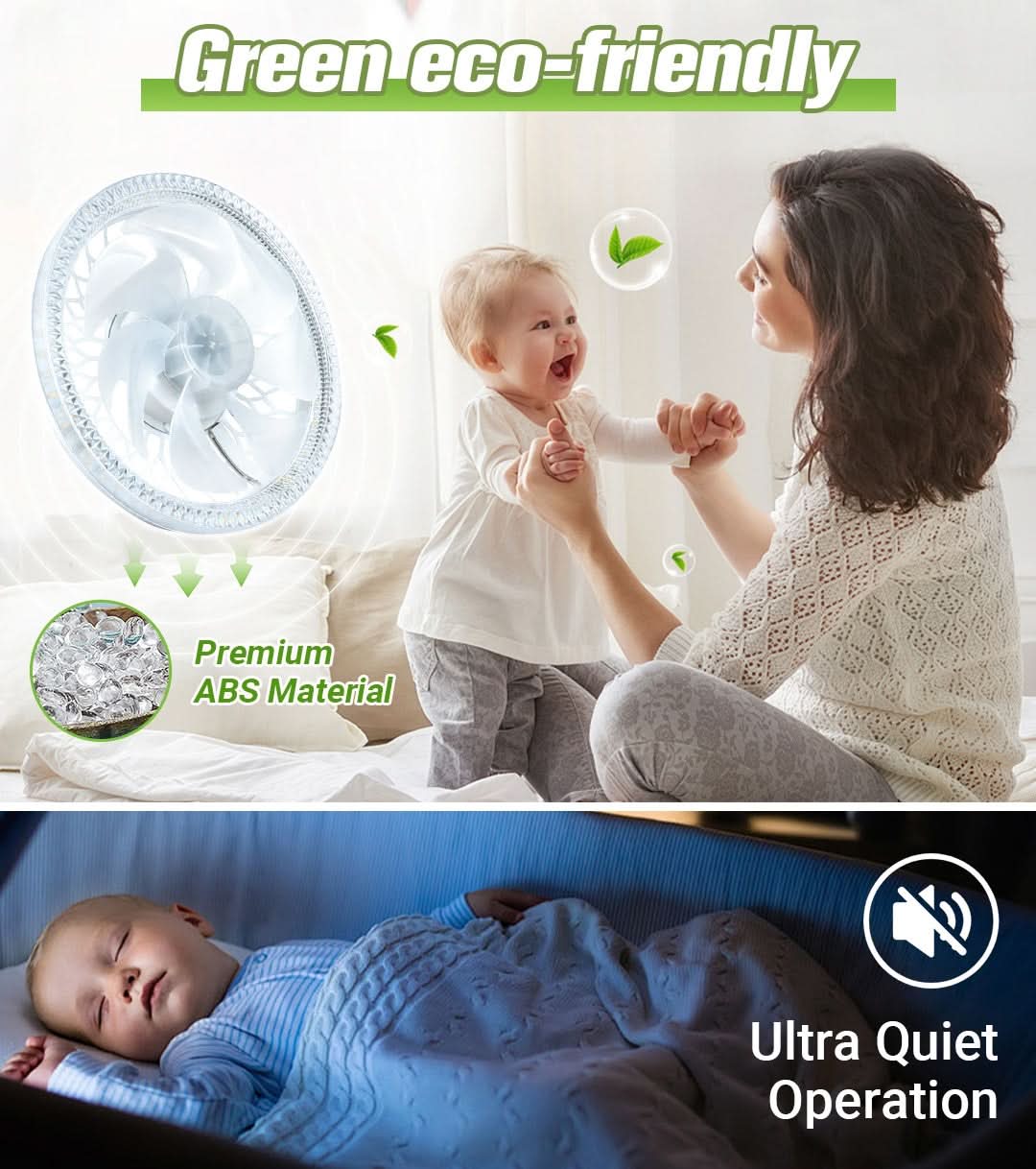 🌞50% korting💡2-in-1 dimbare plafondventilatorlamp met afstandsbediening – stil, verstelbaar en ruimtebesparend