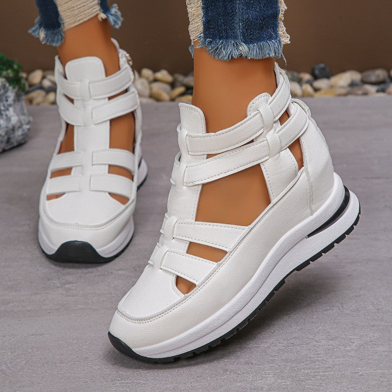 🔥Laatste dag: 50% korting – Comfortabele, lichte wedges met een zijrits
