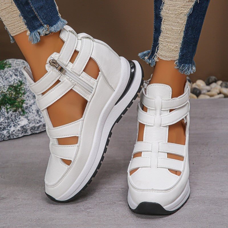 🔥Laatste dag: 50% korting – Comfortabele, lichte wedges met een zijrits