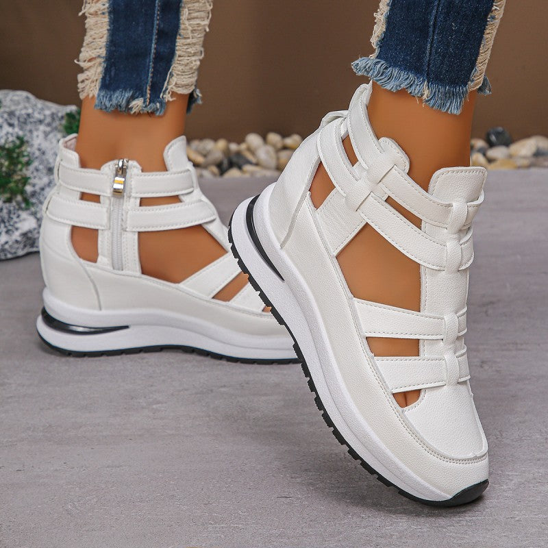 🔥Laatste dag: 50% korting – Comfortabele, lichte wedges met een zijrits