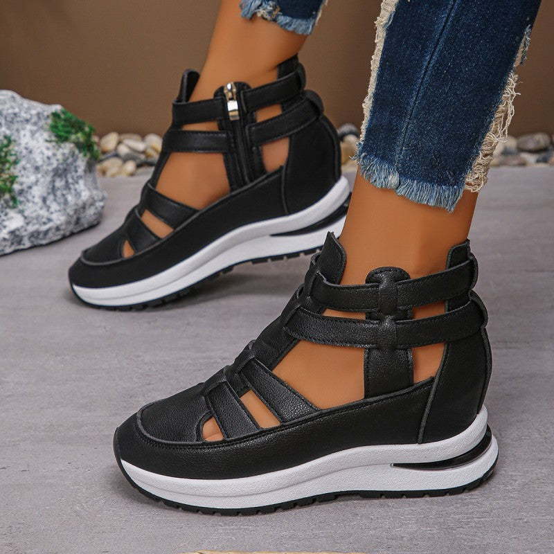🔥Laatste dag: 50% korting – Comfortabele, lichte wedges met een zijrits