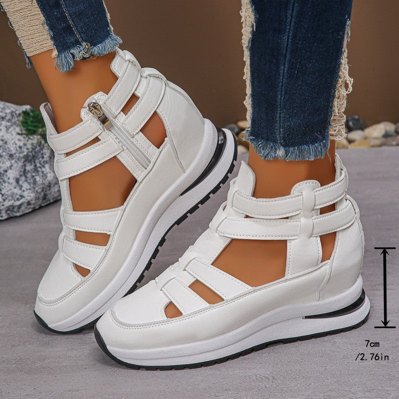 🔥Laatste dag: 50% korting – Comfortabele, lichte wedges met een zijrits
