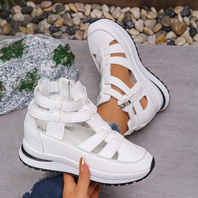 🔥Laatste dag: 50% korting – Comfortabele, lichte wedges met een zijrits