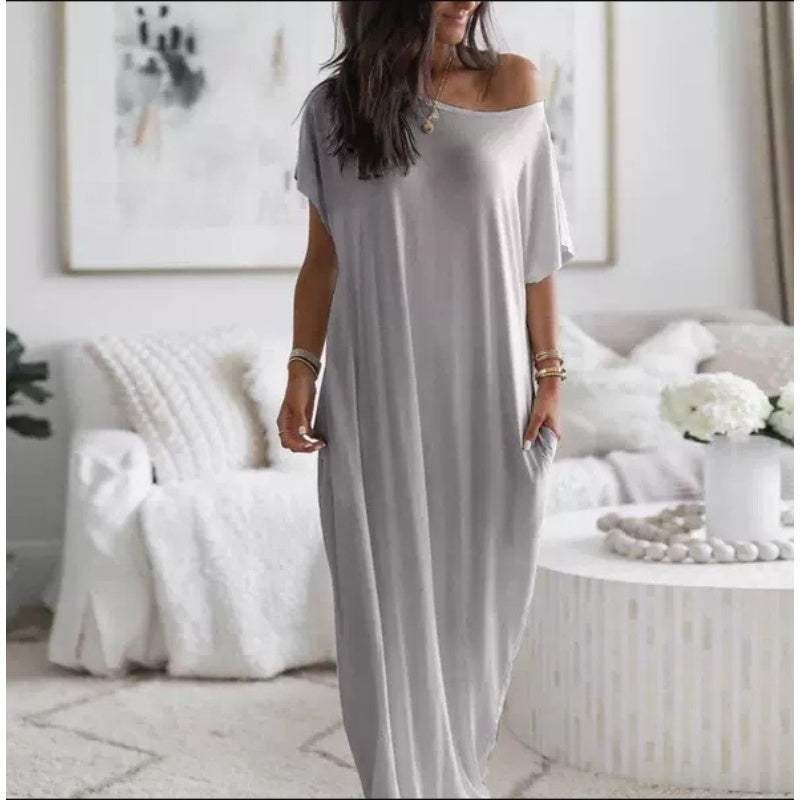 💖 Luchtige katoenen zomerjurk voor dames
