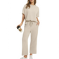 🌸Nieuw Binnen! 50% KORTING💖Zachte Casual Top & Broek Set voor Dames - Ultieme Comfort & Stijl!