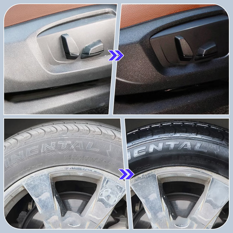 💖1-staps renovatie van kunststof bekleding🚗Herstelt vervaagde auto-interieurs en -exterieurs