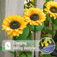 Zonnebloem Solar Lampen – Automatisch aan/uit, 14 uur verlichting, IP65 waterdicht