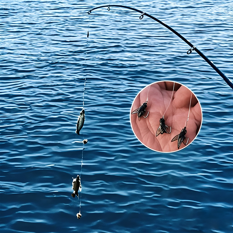 Multi-Hook Kunstmatige Vliegvisserslokdoos
