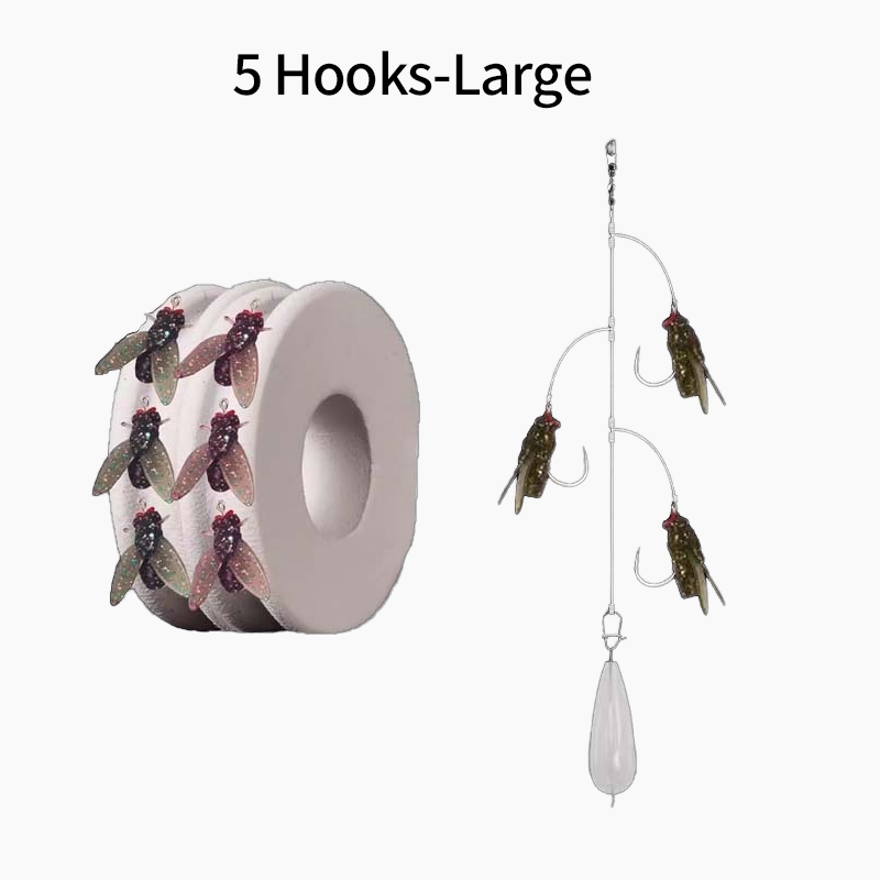 Multi-Hook Kunstmatige Vliegvisserslokdoos