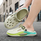 Mannen Color Blocking Dikke Zool Ademend Clogs