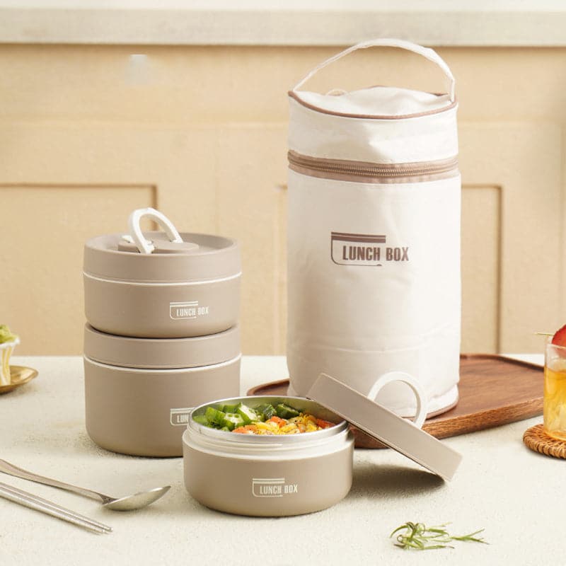 🫕Meerlagige geïsoleerde lunchbox