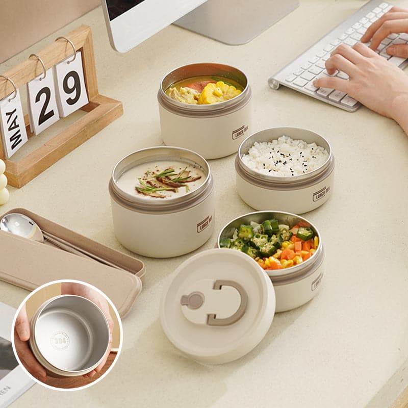 🫕Meerlagige geïsoleerde lunchbox