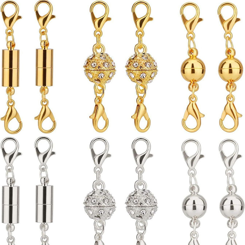 📿12-delige Magnetische Sluitingen voor Kettingen