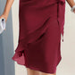 💃Elegante Damesjurk in Solide Kleuren – Comfortabel, Stijlvol & Perfect voor Elke Gelegenheid
