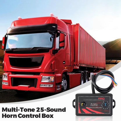 🏆 Nieuwe Flash Sale 2025 🔥 25 Tone Multi-Tone Horn Controller Box — Krachtig, Leuk & Eenvoudig te Installeren! 🚗🎶