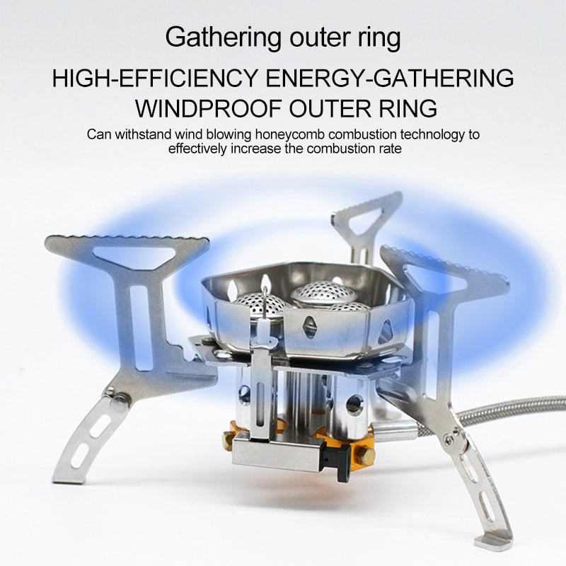 ⏳Tijdelijk 50% Korting💥3-Pits Windbestendige Campingbrander voor Buiten