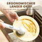 🧼Roterende Reinigingsborstel (Lange Steel + Vloeistofdispenser) – 360° Reiniging Zonder Krassen: Perfect Voor Schalen & Potten!