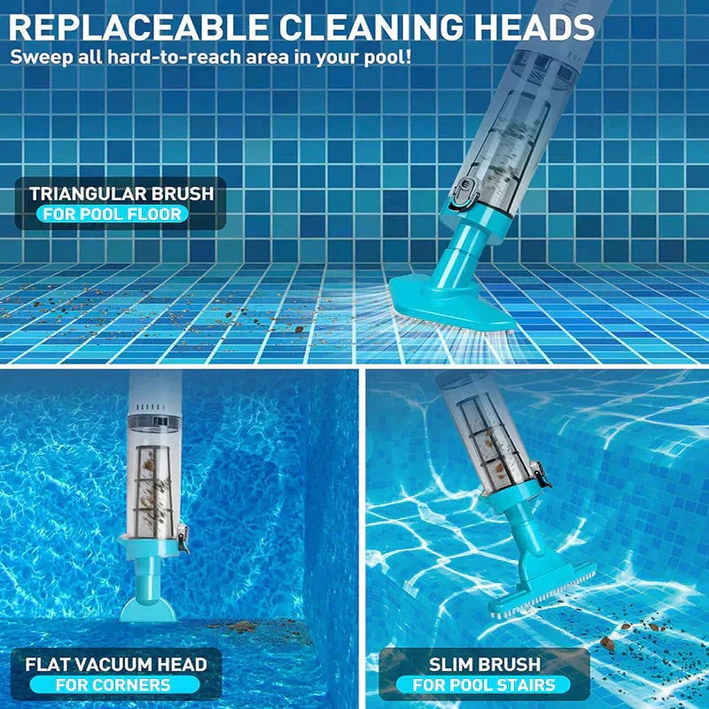 🏄‍Zomerbestseller🏊‍3-in-1 draadloze handstofzuiger voor zwembaden🔥50% korting
