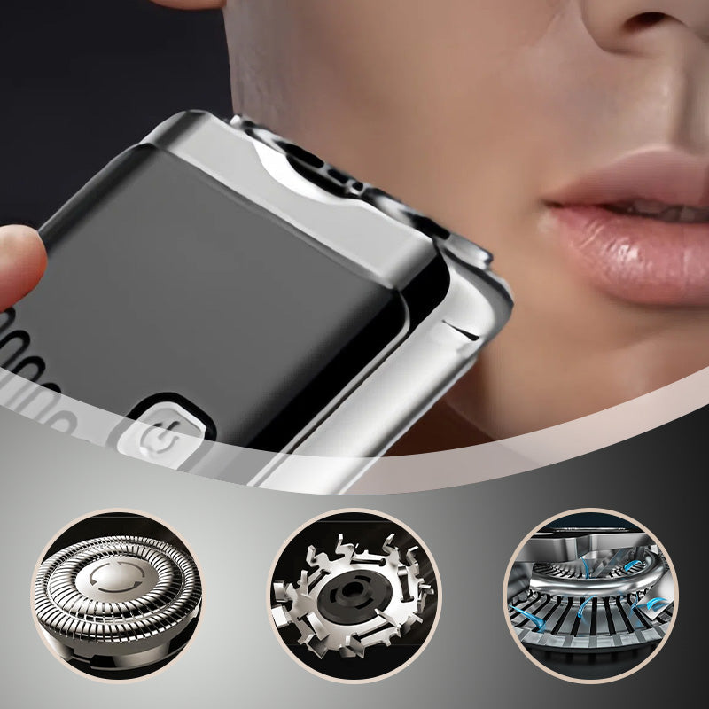 Mini-elektrisch scheerapparaat voor mannen🎁Ontdek de perfecte scheerbeurt! ✨