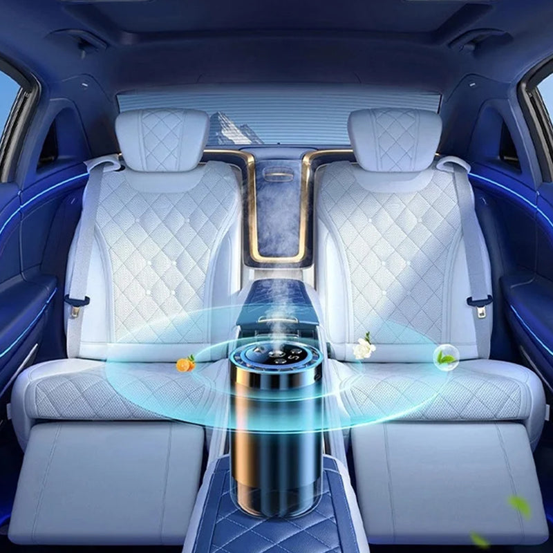 🔥2026 Hot Sale 50% korting🔥Smart Car Diffuser Set met Licht- & Sproeimodi🌿🚗