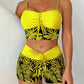 🔥50K+ VERKOCHT 50% KORTING🏖️Hoge taille tweedelig badpak boxershort sneldrogend mengstof