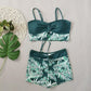 🔥50K+ VERKOCHT 50% KORTING🏖️Hoge taille tweedelig badpak boxershort sneldrogend mengstof