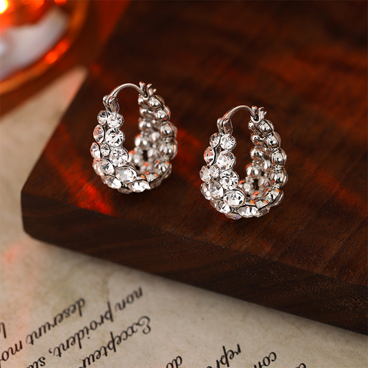 ✨Stijlvolle strass oorbellen