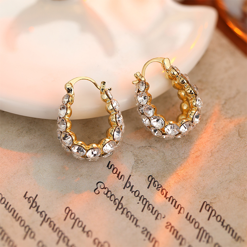 ✨Stijlvolle strass oorbellen