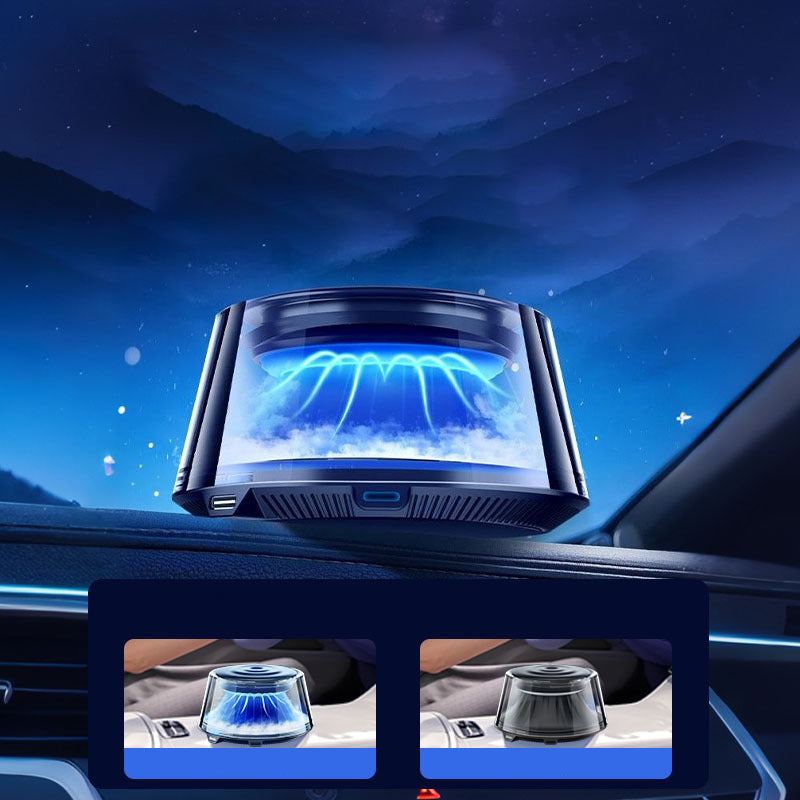 🌋☁️2025 Cloud Mist Auto Diffuser - Automatisch Aan/Uit met 30 dagen USB-C batterij & 1 navulling = 1 jaar frisheid