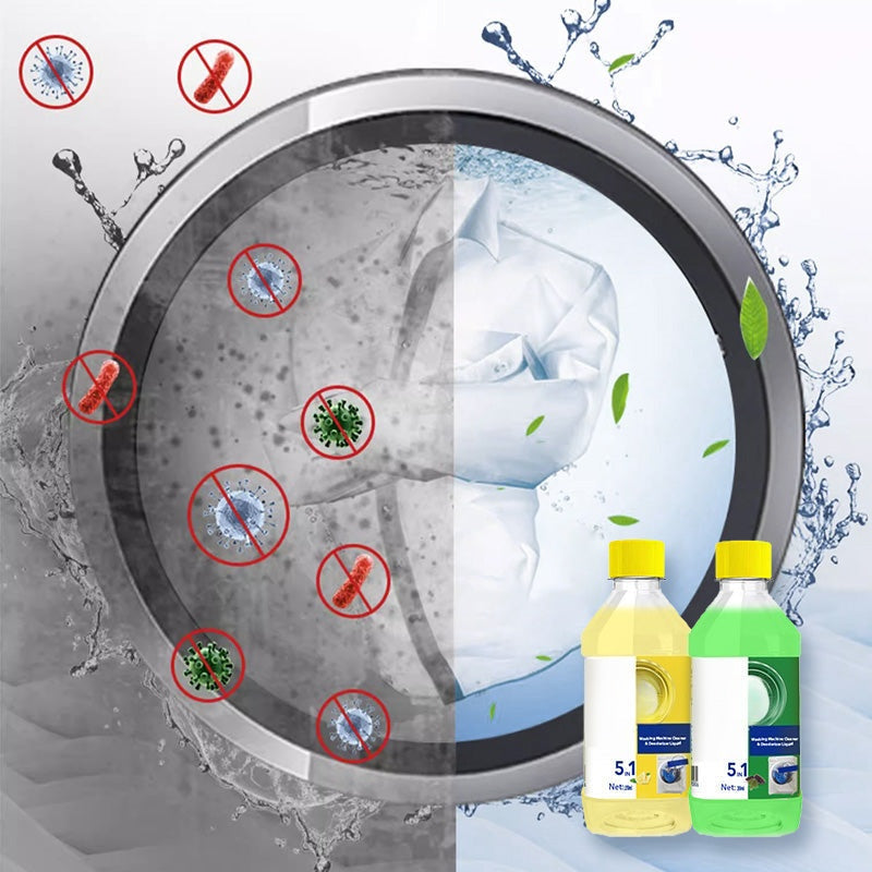🔥2025 Populaire verkoop🏠Universal Sterilization and Stain Removal Washing Machine Cleaning Liquid