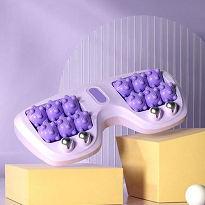 💜Draagbare dubbele voet massagerol💜