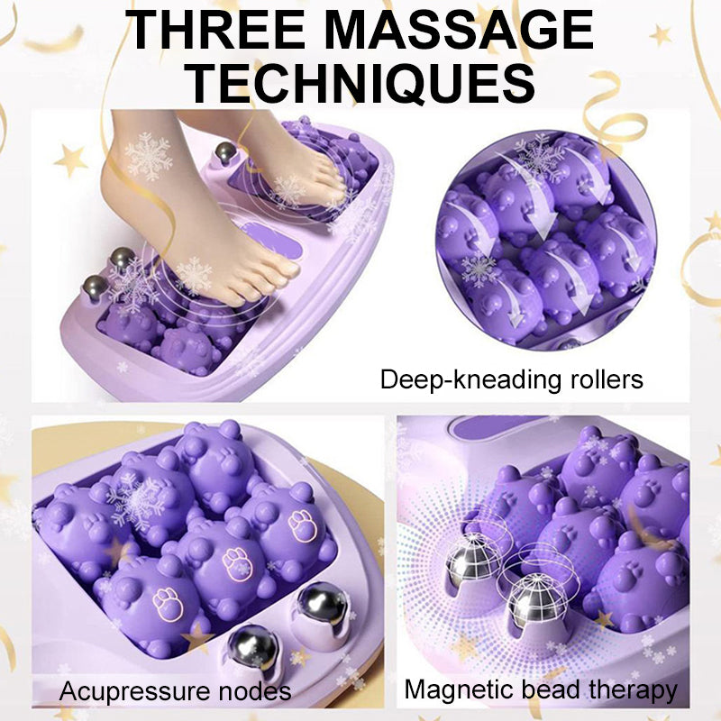 💜Draagbare dubbele voet massagerol💜