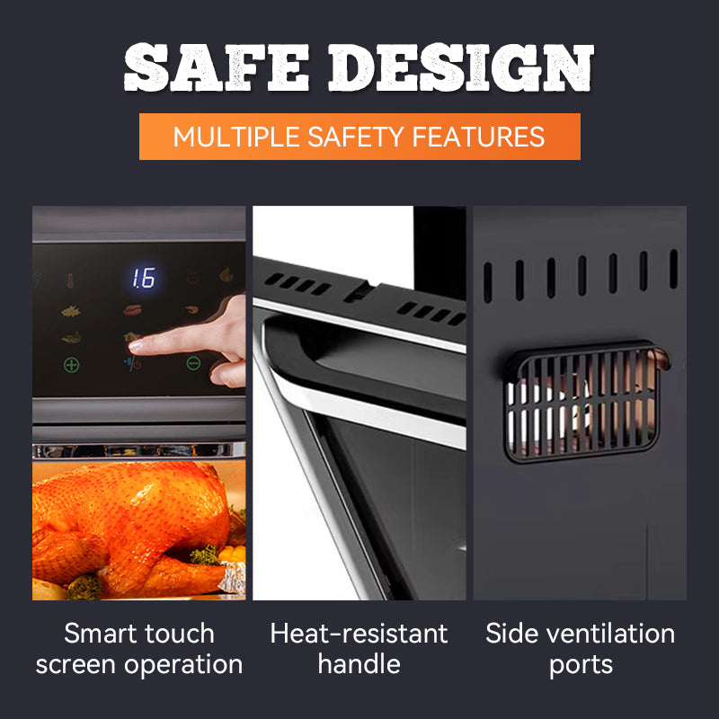 🍳🍗Multifunctionele Airfryer met kijkvenster en touchscreen | Gratis verzending✈️