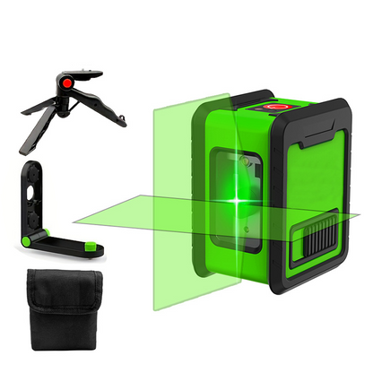 📐🔦Mini-kruislijnlaser met hoge precisie – Zelfnivellerend, verticale/horizontale lijnen en compact ontwerp🔧