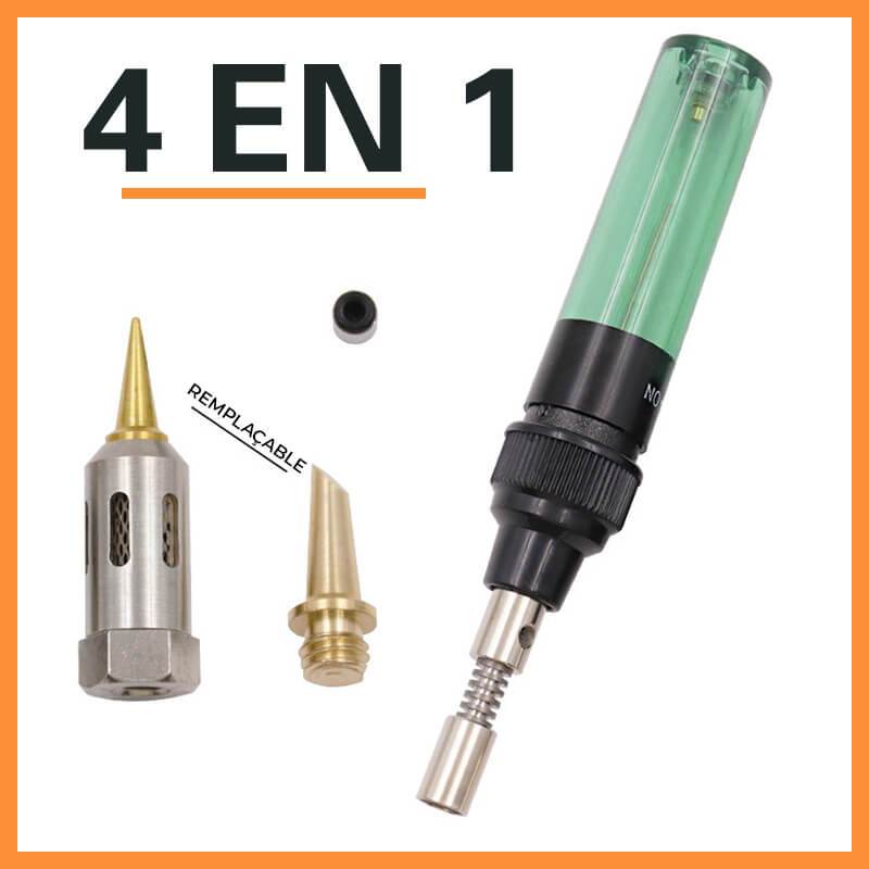 4-in-1 Draadloze Gas Soldeerbout – Draagbare Soldeer Set met Butaan