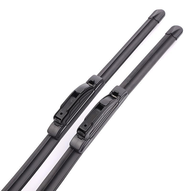 🚗Multifunctionele dubbel rubberen strip ruitenwisser zonder frame
