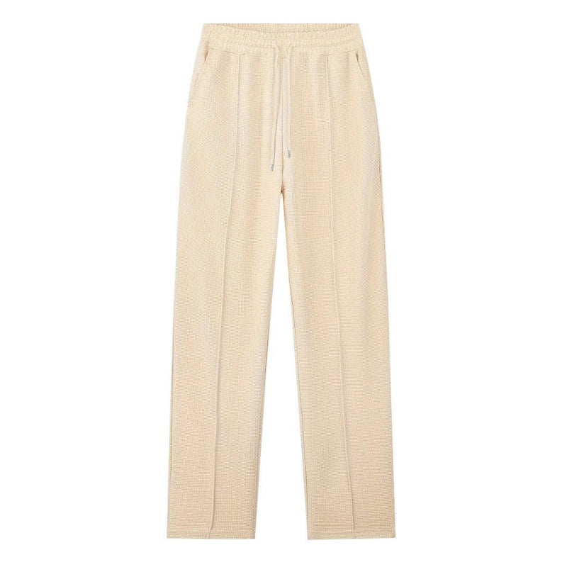 💥 Comfort Zonder Slonzigheid – De Perfecte Mannenset👕👖 Wafelstructuur Set – Relaxed én Stijlvol