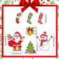 🎄Kerstmis 3D Beeldverhaal Magnetische Sticker