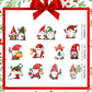 🎄Kerstmis 3D Beeldverhaal Magnetische Sticker