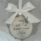 🎅Christmas Ornaments Feather Ball👼Angel In Heaven Memorial Ornament