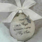 🎅Christmas Ornaments Feather Ball👼Angel In Heaven Memorial Ornament